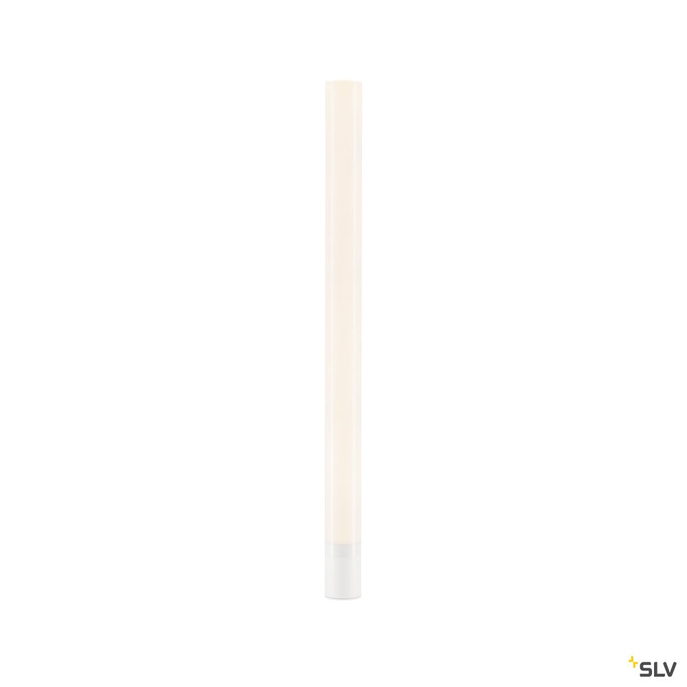 SLV LIGHT PIPE, Wege- und Standleuchte, LED, 2700K, weiß, Ø/H 10/140 cm