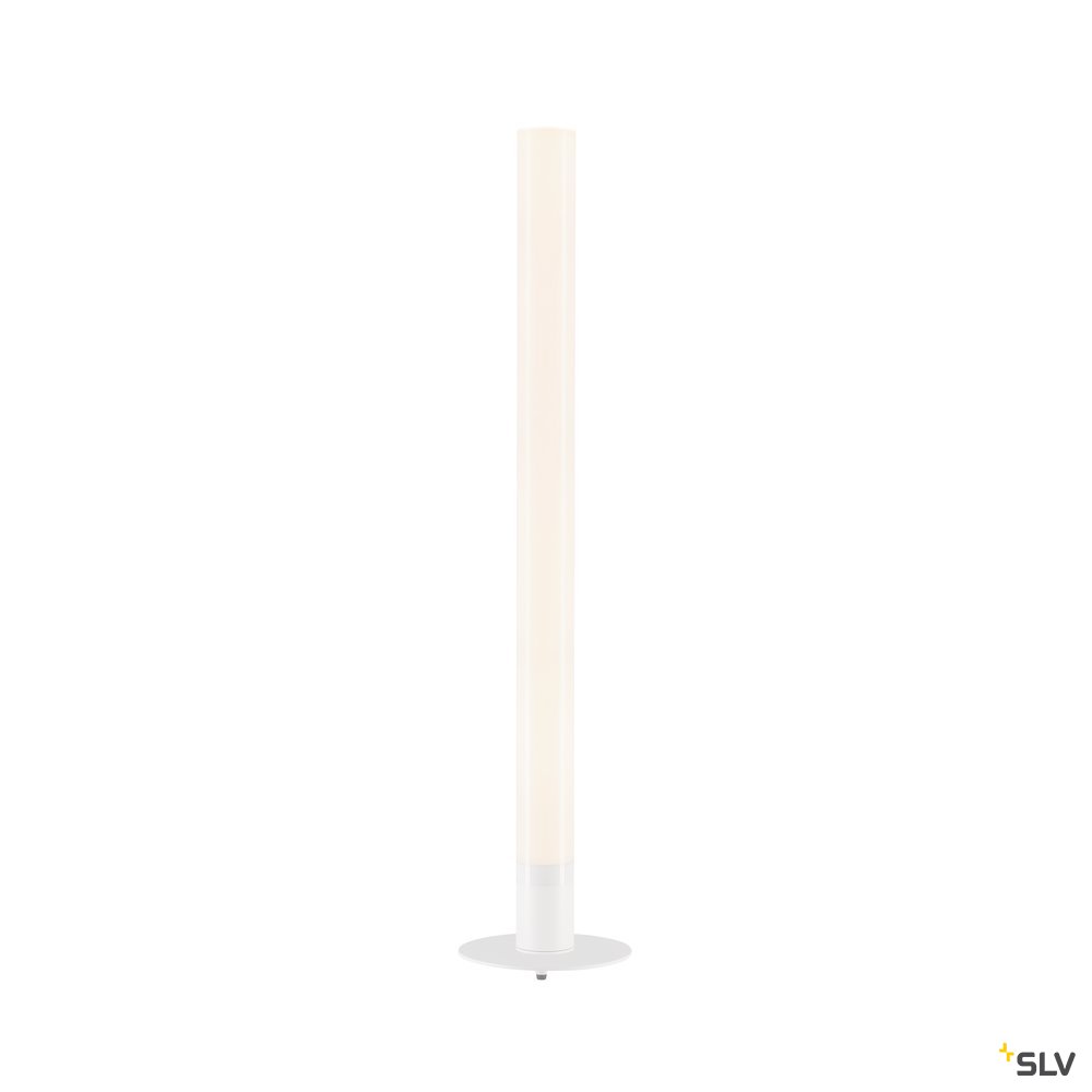 SLV LIGHT PIPE, Wege- und Standleuchte, LED, 2700K, weiß, Ø/H 10/140 cm