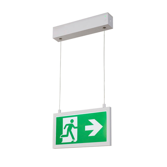 SLV P-LIGHT Emergency Series Exit sign SMALL pendant white