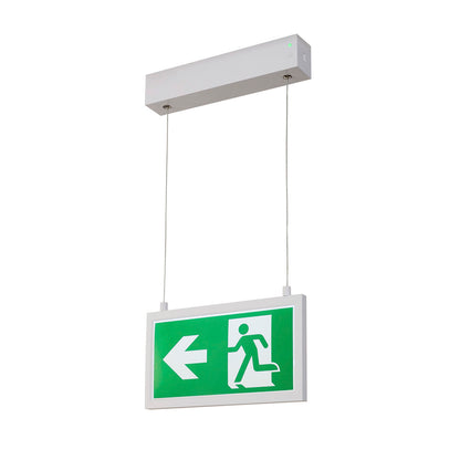 SLV P-LIGHT Emergency Series Exit sign SMALL pendant white