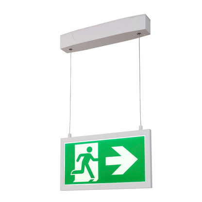SLV P-LIGHT Emergency Series Exit sign BIG pendant white