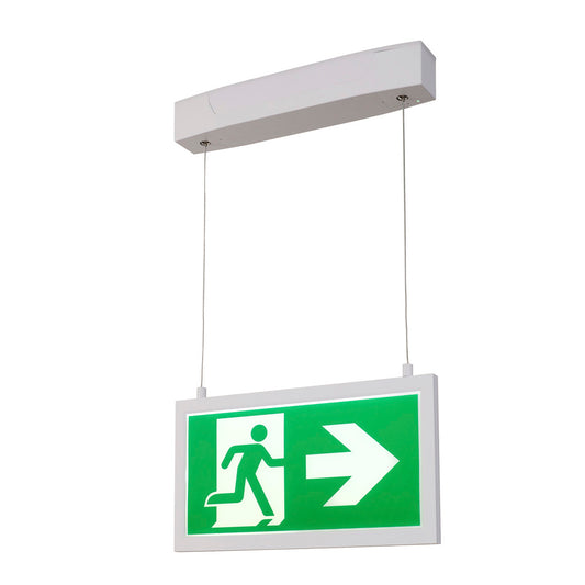 SLV P-LIGHT Emergency Series Exit sign BIG pendant white