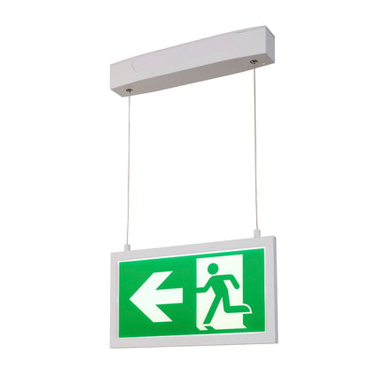 SLV P-LIGHT Emergency Series Exit sign BIG pendant white