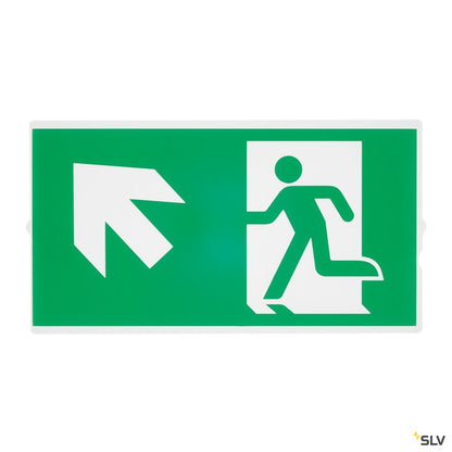 SLV P-LIGHT Emergency Series Stair Signs for Exit Wall, Ceiling, Pendant, small, green