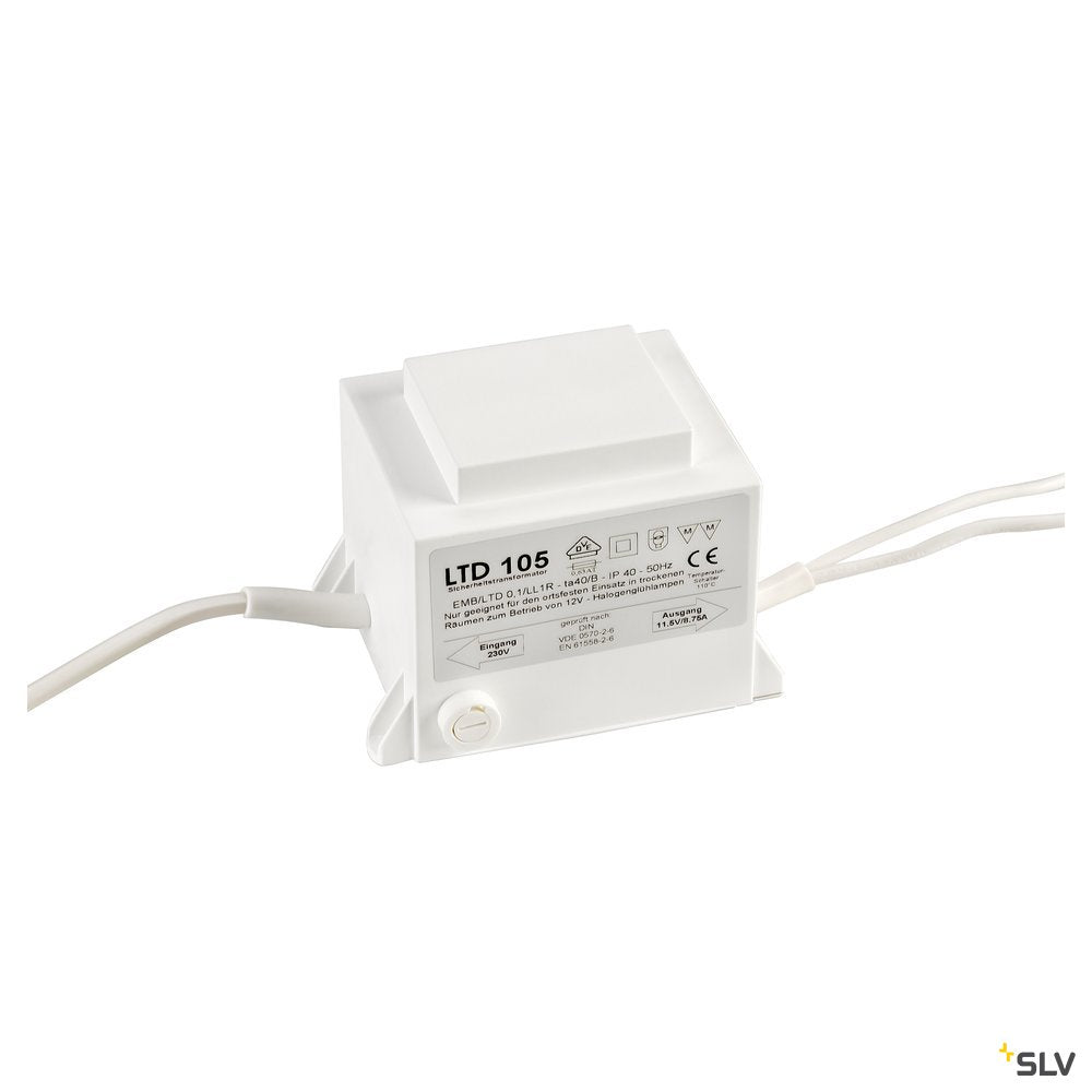 SLV Transformator, Betriebsgeraet K-TRAFO 105VA 12V inkl. Primärsicherung