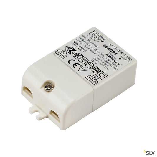 SLV LED-Treiber, 9VA, 500mA, inkl. Zugentlastung