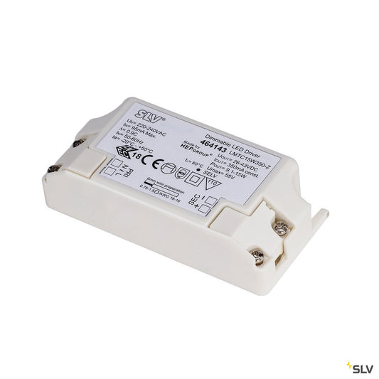 SLV LED-Treiber, 15W, 350mA, inkl. Zugentlastung, dimmbar