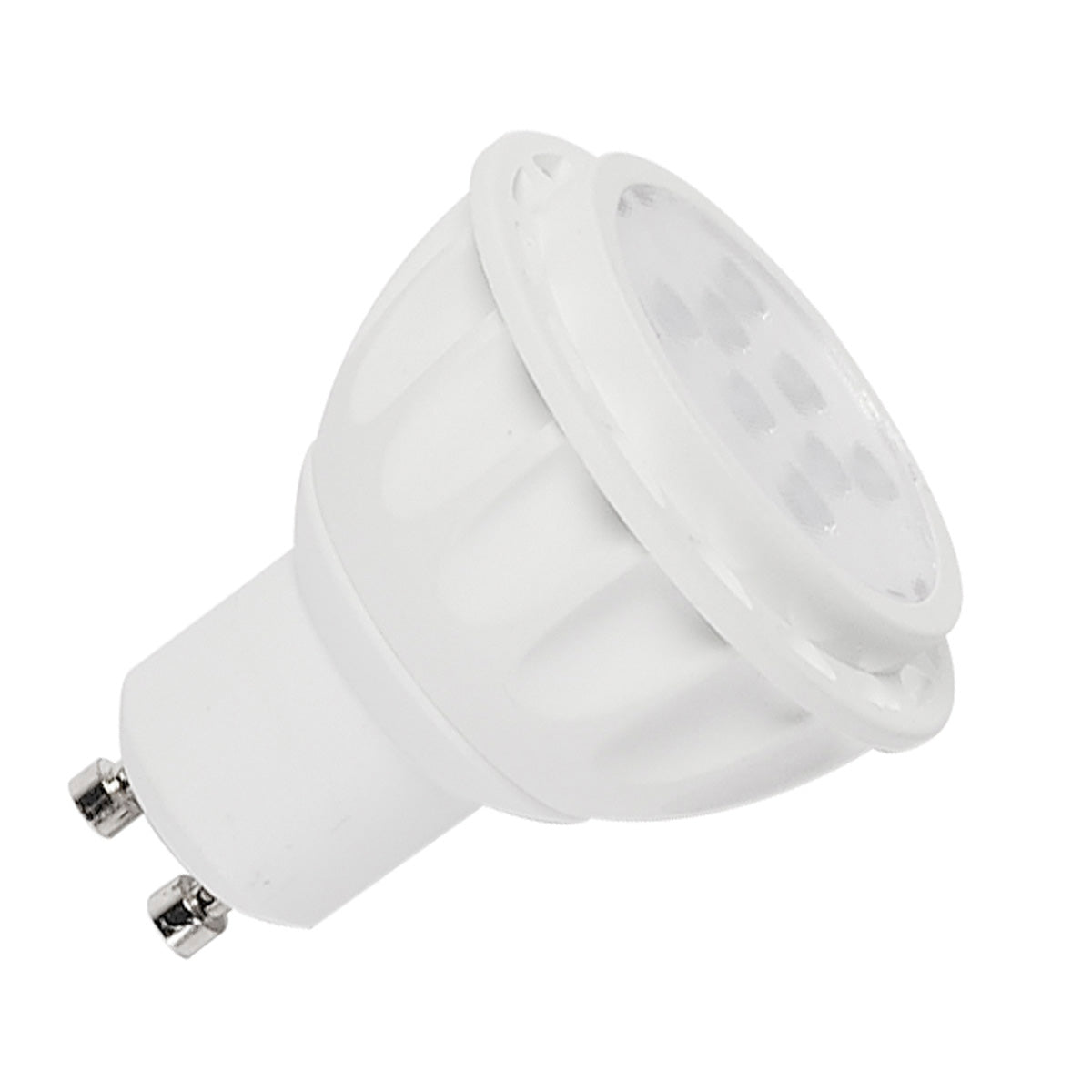 SLV LED GU10 Leuchtmittel, 7W, SMD LED, 3000K, 36°, dimmbar, weiss