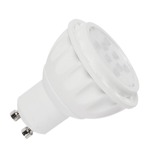 SLV LED GU10 Leuchtmittel, 7W, SMD LED, 3000K, 36°, dimmbar, weiss