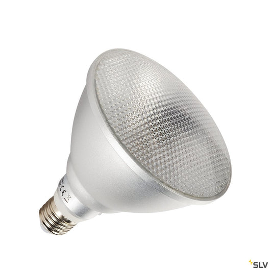 SLV PAR38 Retrofit COB LED Leucht- mittel, E27, 3000K, anodized aluminium