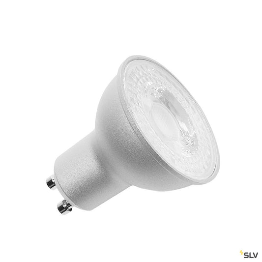 SLV QPAR51 Retrofit LED Leucht- mittel, 10W, GU10, 2700K, 570lm, dimmbar, silbergrau
