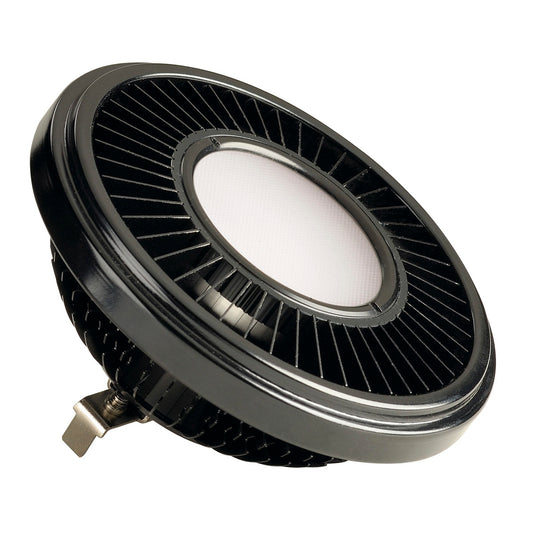 SLV LED QRB111 Leuchtmittel, schwarz, 19,5W, 140°, 2700K, dimmbar