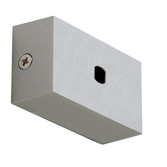 SLV Rosette TRON, silbergrau, mit Zugentlastung