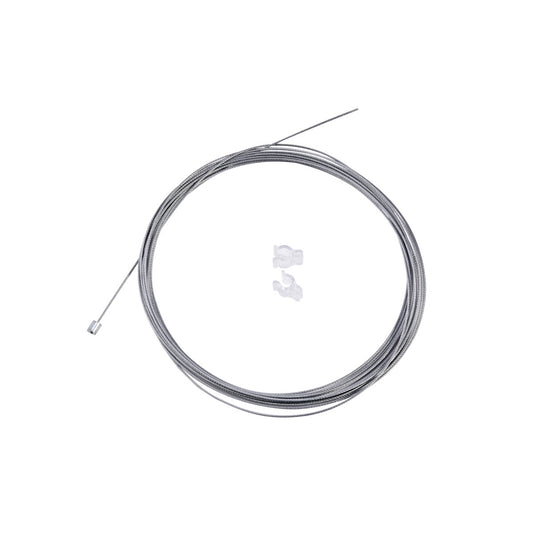 SLV Drahtseilabhängung aus Stahl, 1,0mm x 3000mm, einseitig mit Nippel, inkl. 2 Kabelclips