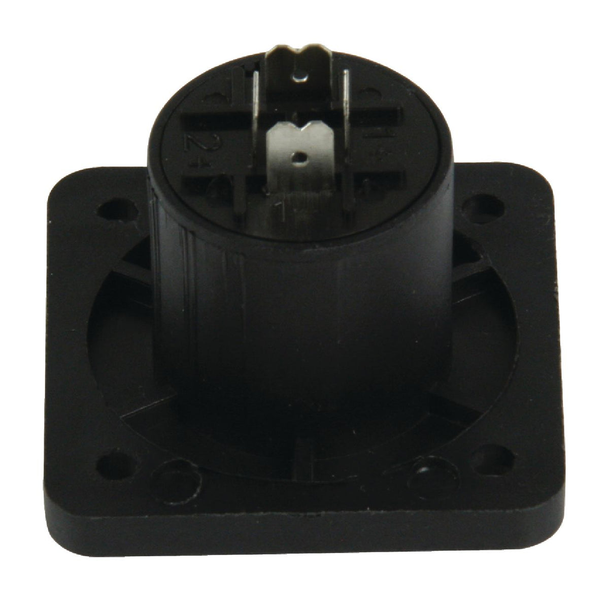 Valueline Stecker Speaker 4-Pin Female PVC Schwarz