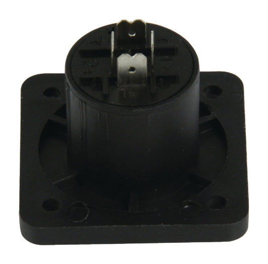 Valueline Stecker Speaker 4-Pin Female PVC Schwarz