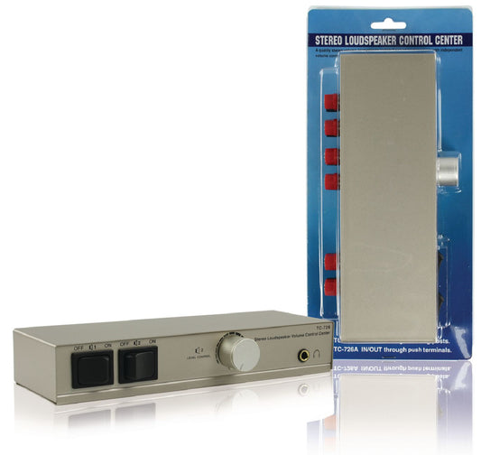 Valueline Analog Audio-Schalter 2x (4x Bananenbuchsen) - 4x Bananenbuchse Silber