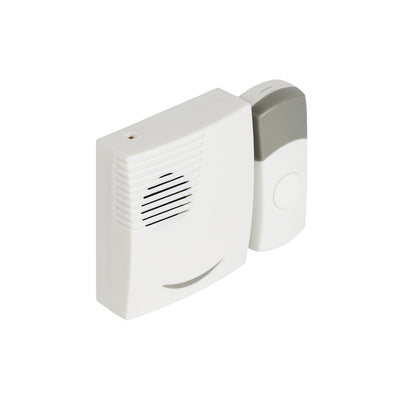 Valueline Funktürklingel mit Batterie 70 dB Weiss/Grau