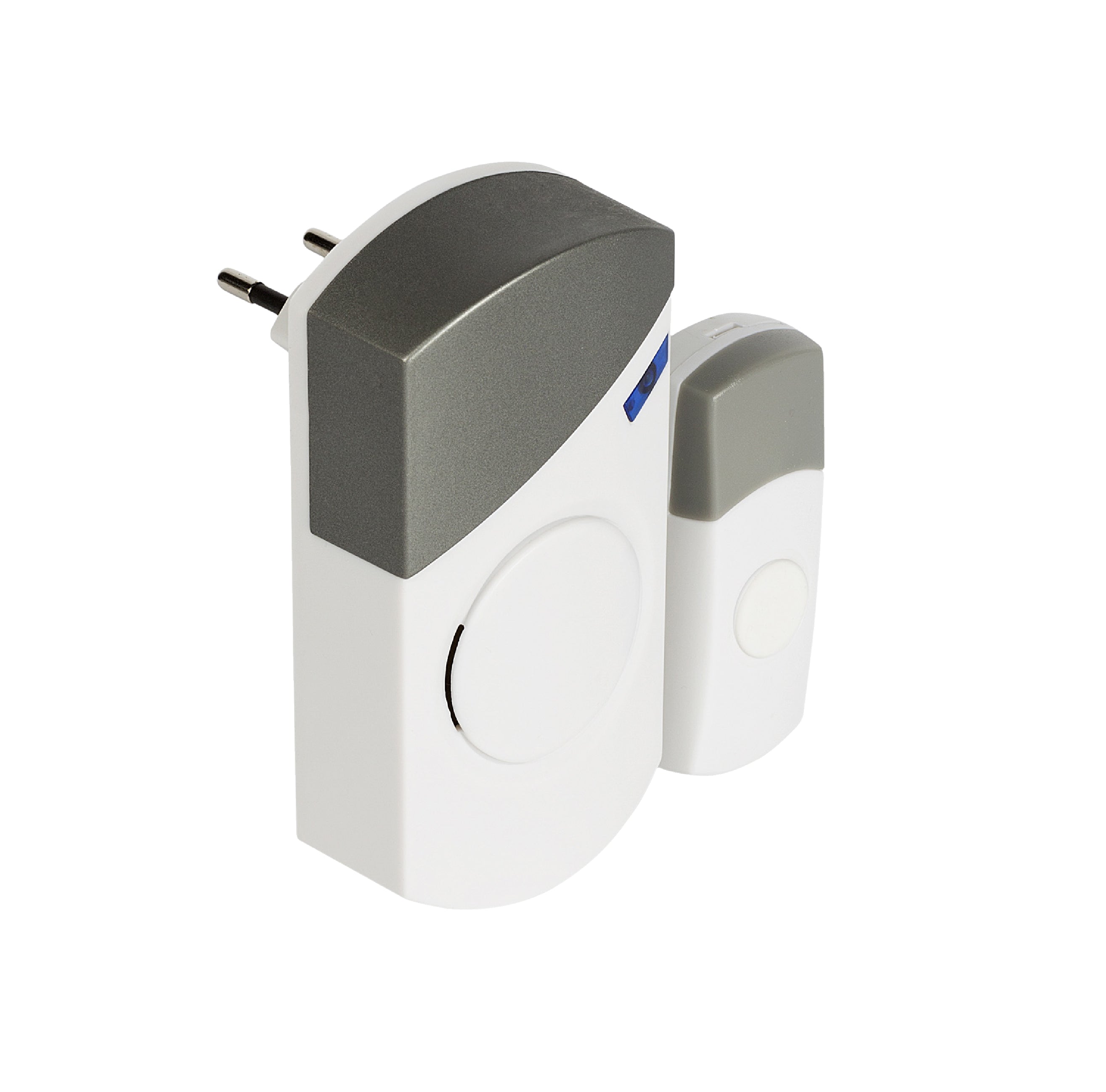 Valueline Funktürklingel-Set mit Netzteil 70 dB Weiss/Grau
