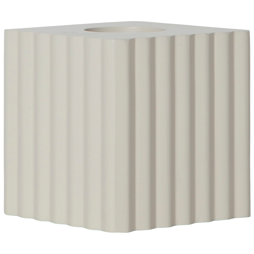 Tischleuchtenfassung ''Box'', E27-Fassung, geriffelt, beige, mit Schalter