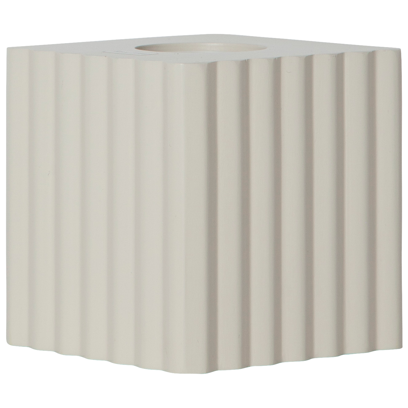 Tischleuchtenfassung ''Box'', E27-Fassung, geriffelt, beige, mit Schalter