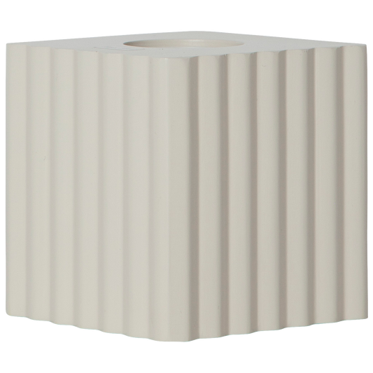 Tischleuchtenfassung ''Box'', E27-Fassung, geriffelt, beige, mit Schalter