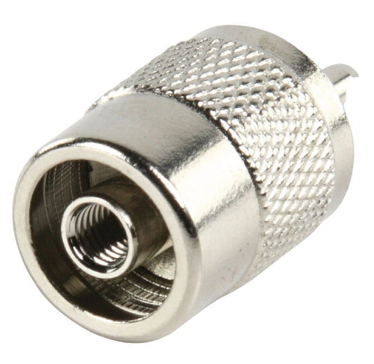 Valueline Stecker UHF Male Metall Silber
