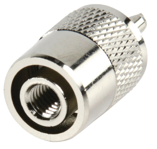 Valueline Stecker UHF Male Metall Silber