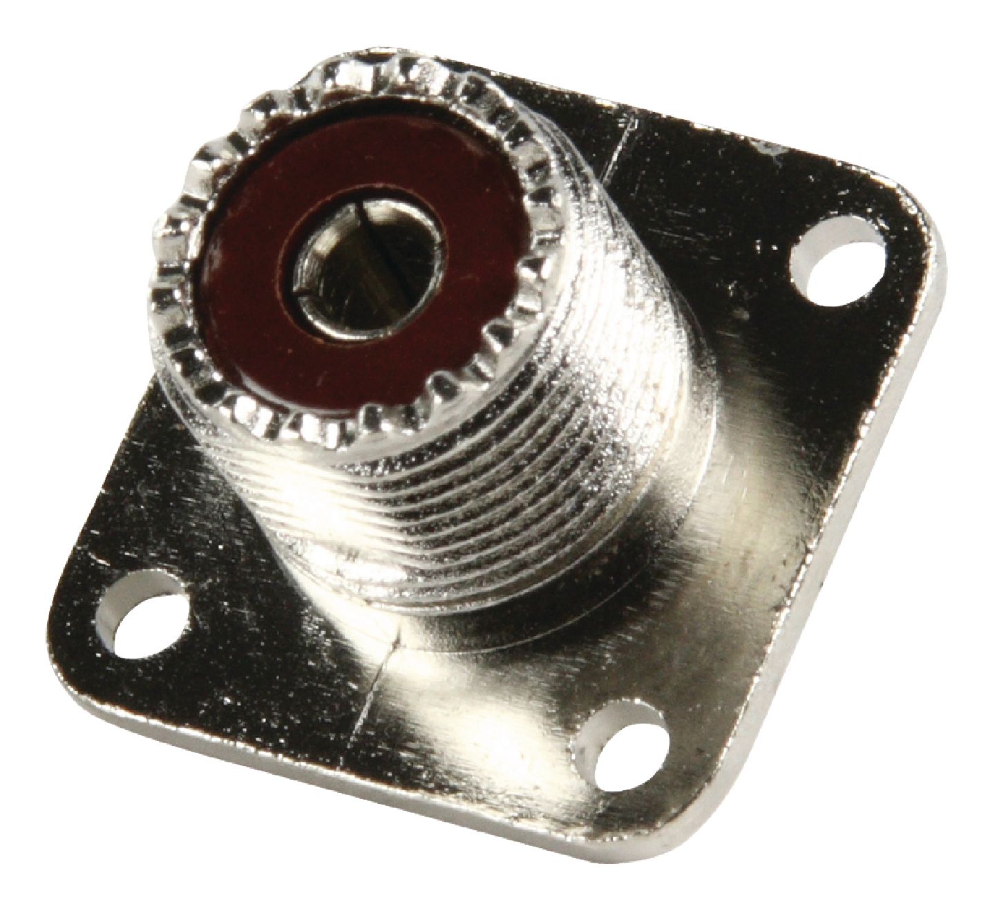 Valueline Stecker UHF Female Metall Silber