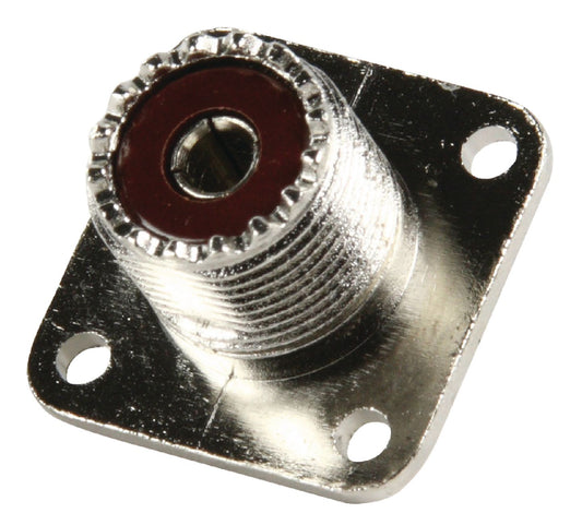 Valueline Stecker UHF Female Metall Silber