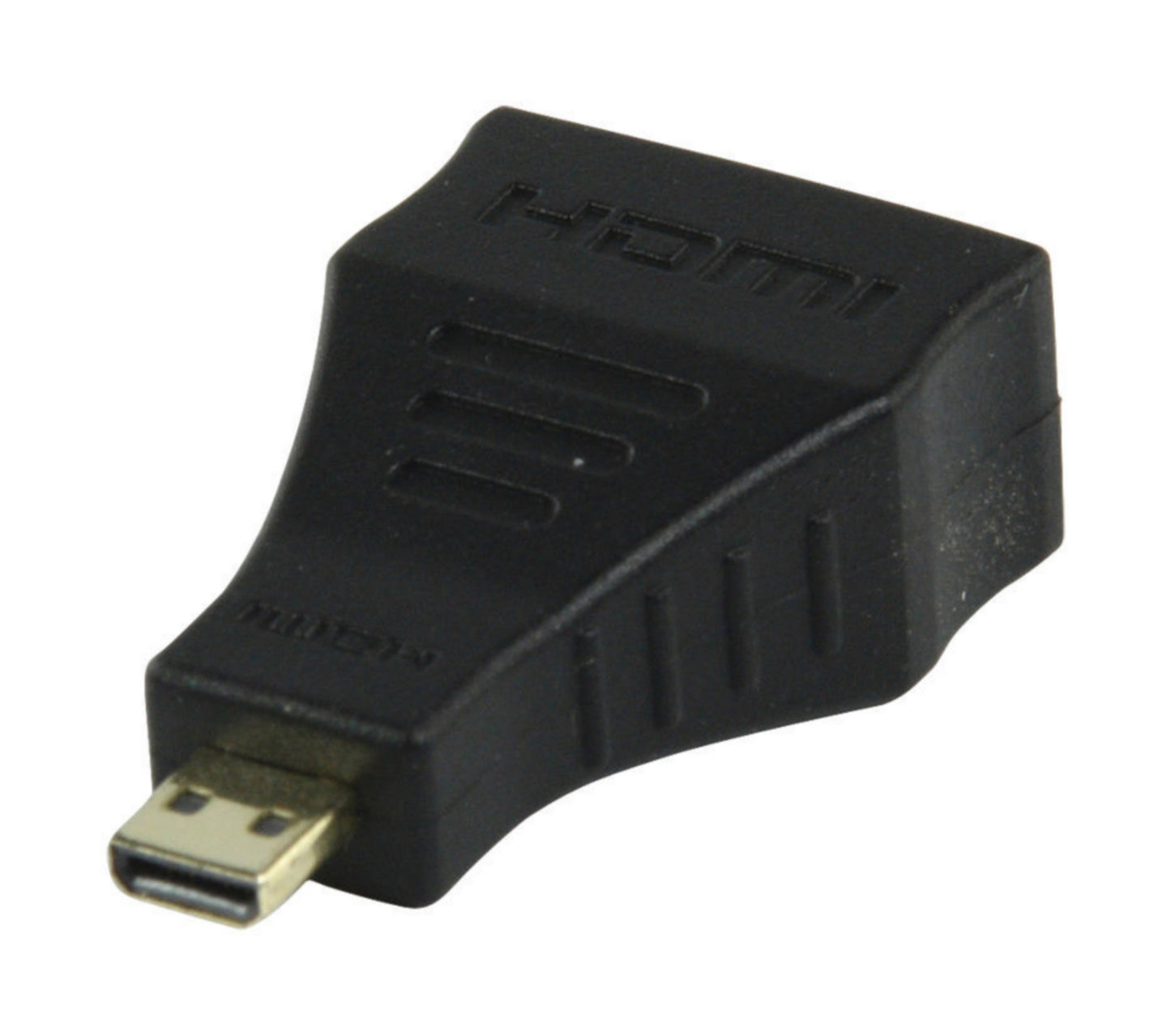 Valueline High-Speed-HDMI mit Ethernet-Adapter HDMI Micro Stecker - HDMI-Buchse Schwarz