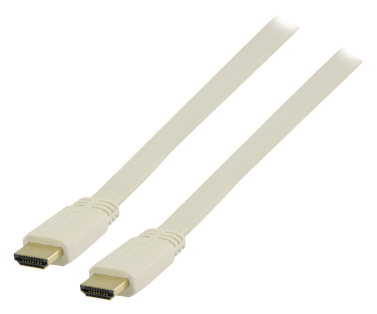 Valueline High Speed HDMI Kabel mit Ethernet HDMI Anschluss - HDMI Anschluss 1.50 m Weiss