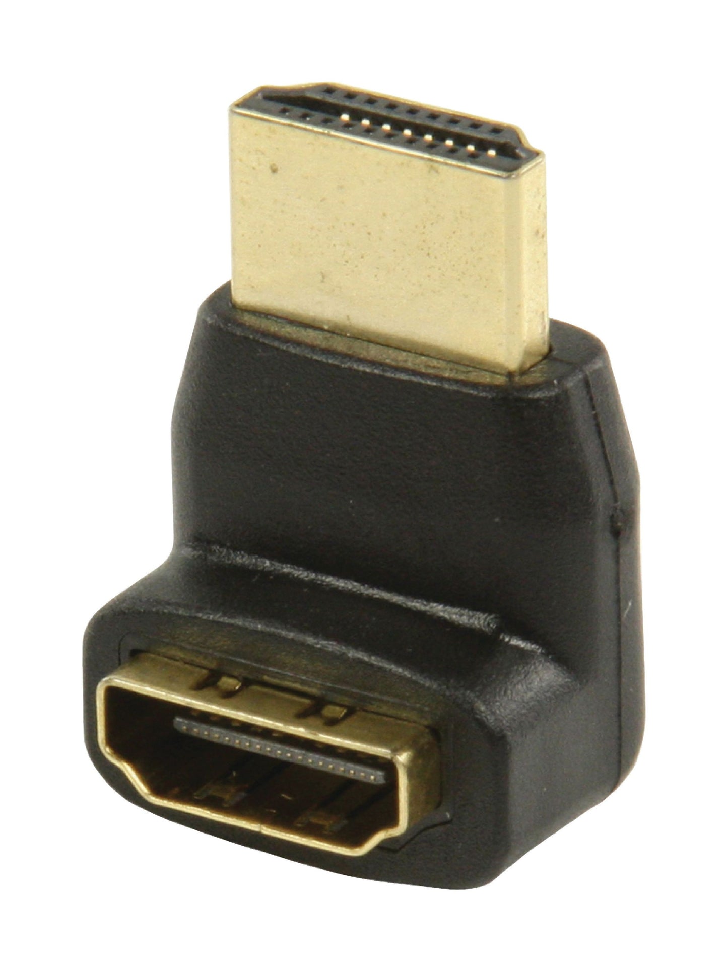 Valueline High-Speed-HDMI mit Ethernet-Adapter 270° abgewinkelt HDMI Anschluss - HDMI-Buchse Schwarz