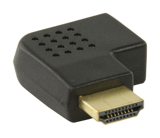 Valueline High-Speed-HDMI mit Ethernet-Adapter rechts abgewinkelt HDMI Anschluss - HDMI-Buchse Schwarz