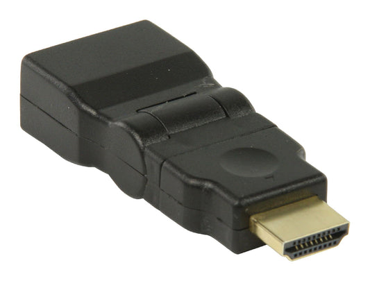 Valueline High-Speed-HDMI mit Ethernet-Adapter Drehgelenk HDMI Anschluss - HDMI-Buchse Schwarz