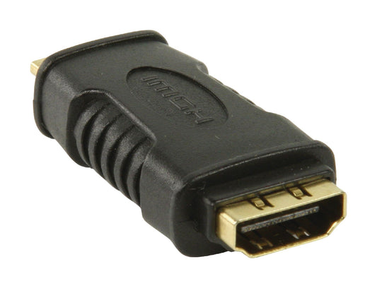 Valueline High-Speed-HDMI mit Ethernet-Adapter HDMI Mini Stecker - HDMI-Buchse Schwarz