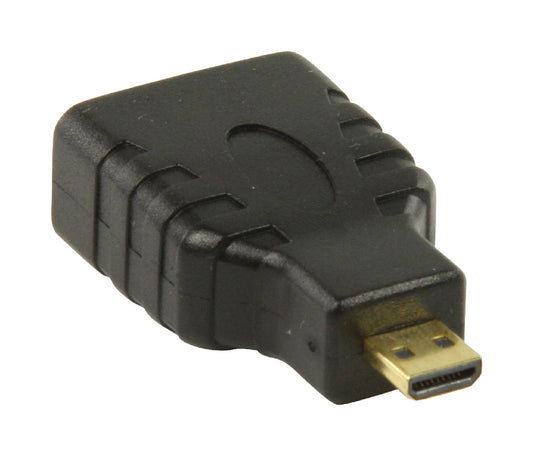 Valueline High-Speed-HDMI mit Ethernet-Adapter HDMI Micro Stecker - HDMI-Buchse Schwarz