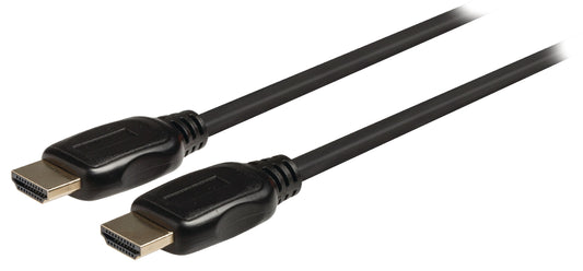 Valueline High Speed HDMI Kabel mit Ethernet HDMI Anschluss - HDMI Anschluss 1.00 m Schwarz