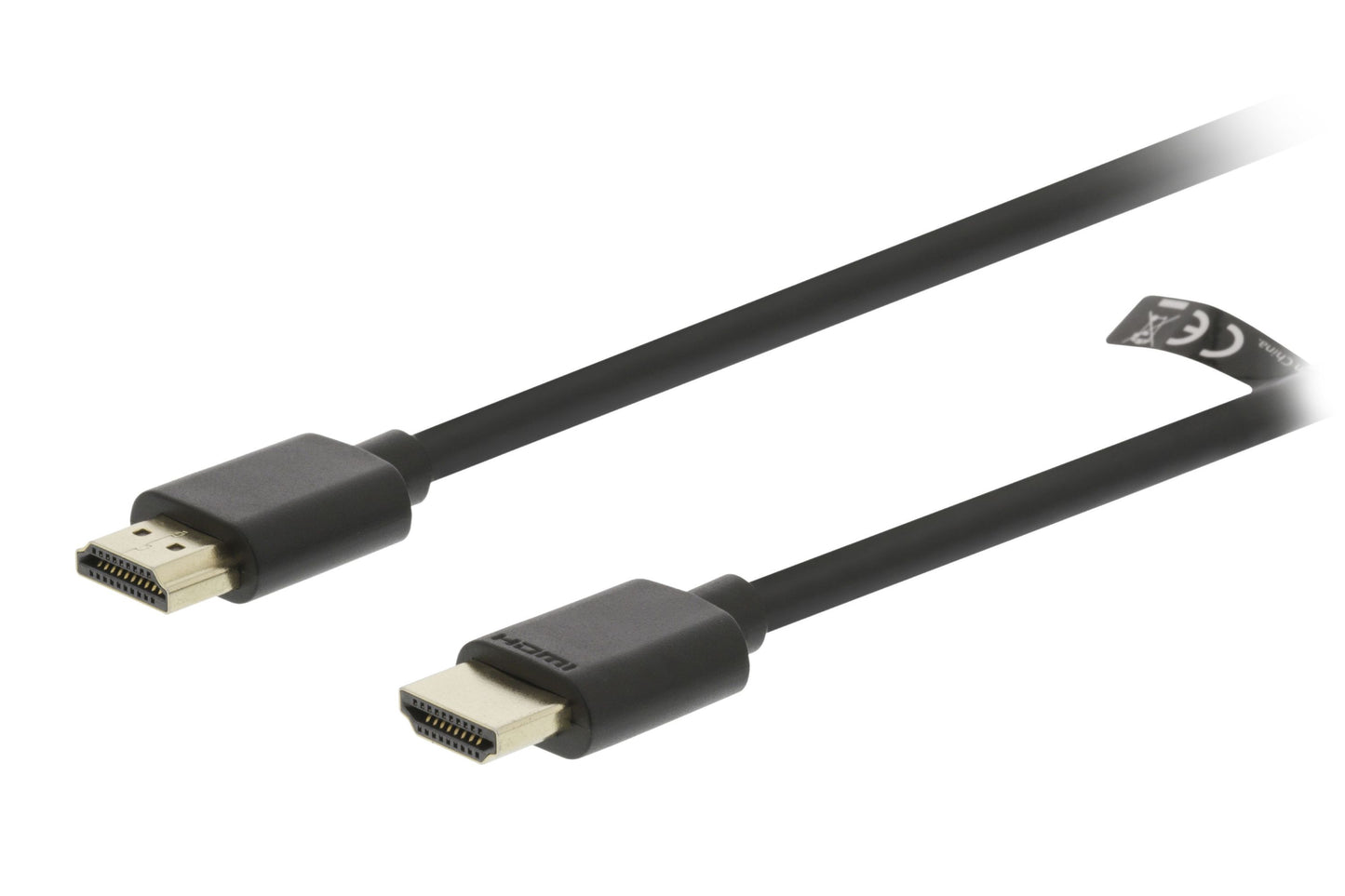 Valueline High Speed HDMI Kabel mit Ethernet HDMI Anschluss - HDMI Anschluss 2.0 m Schwarz