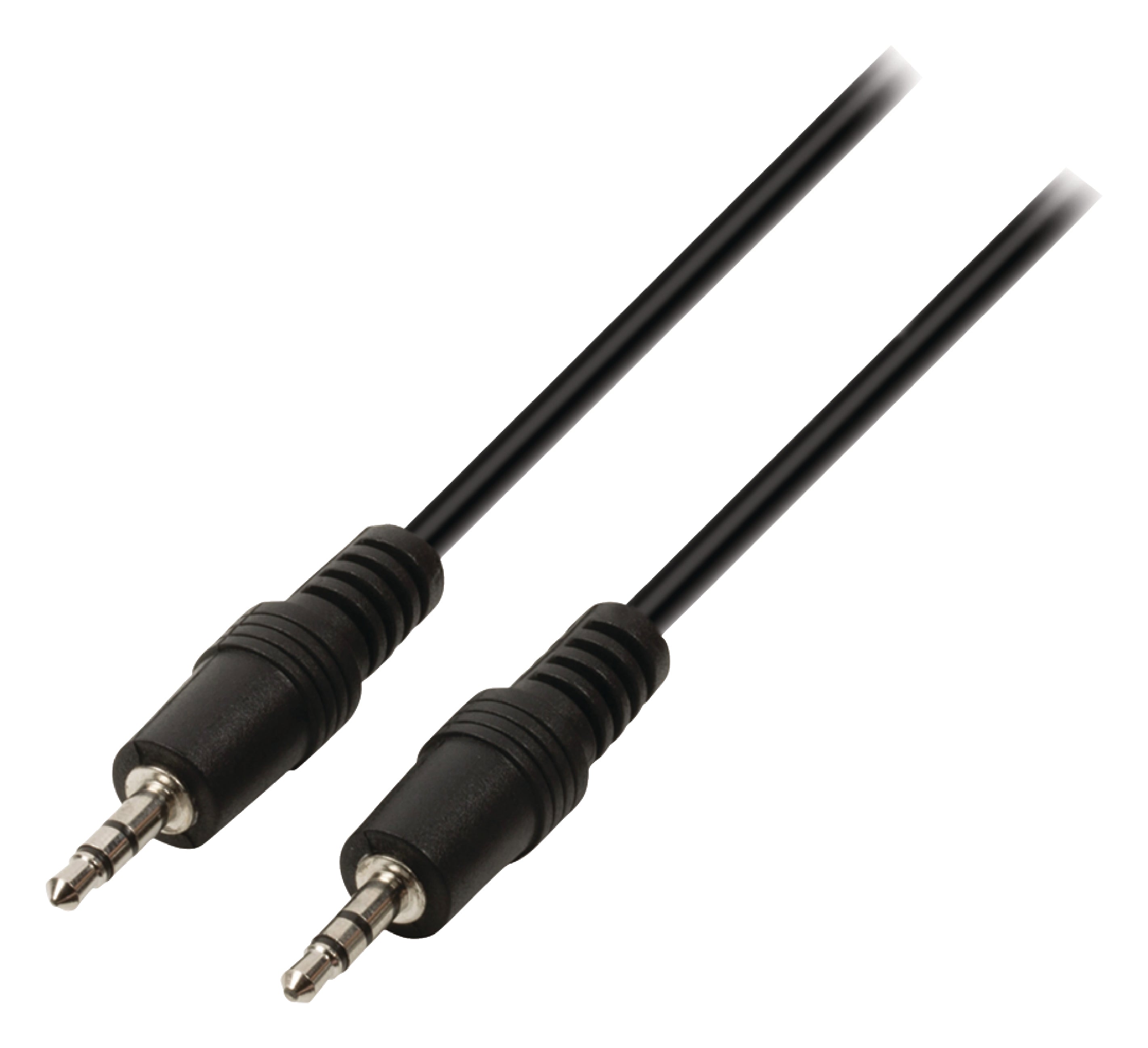 Valueline VLAP22000B05 Stereo-Audiokabel 3.5 mm male - 3.5 mm male 0.50 m Schwarz