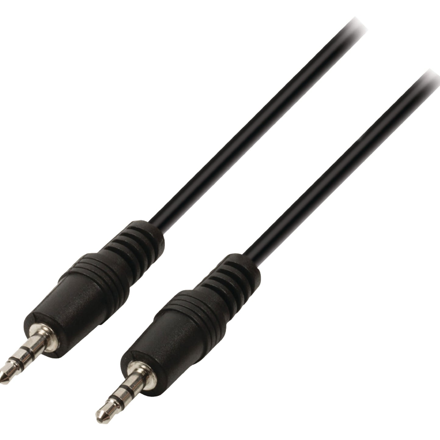 Valueline Stereo-Audiokabel 3.5 mm male - 3.5 mm male 1.00 m Schwarz