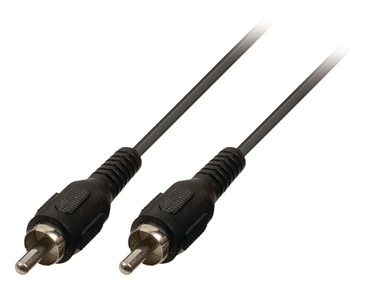 Valueline Subwoofer-Audiokabel RCA male - RCA male 2.00 m Schwarz
