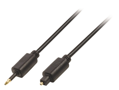 Valueline Digital-Audio-Kabel Toslink male - 3.5 mm optischer Stecker 3.00 m Schwarz
