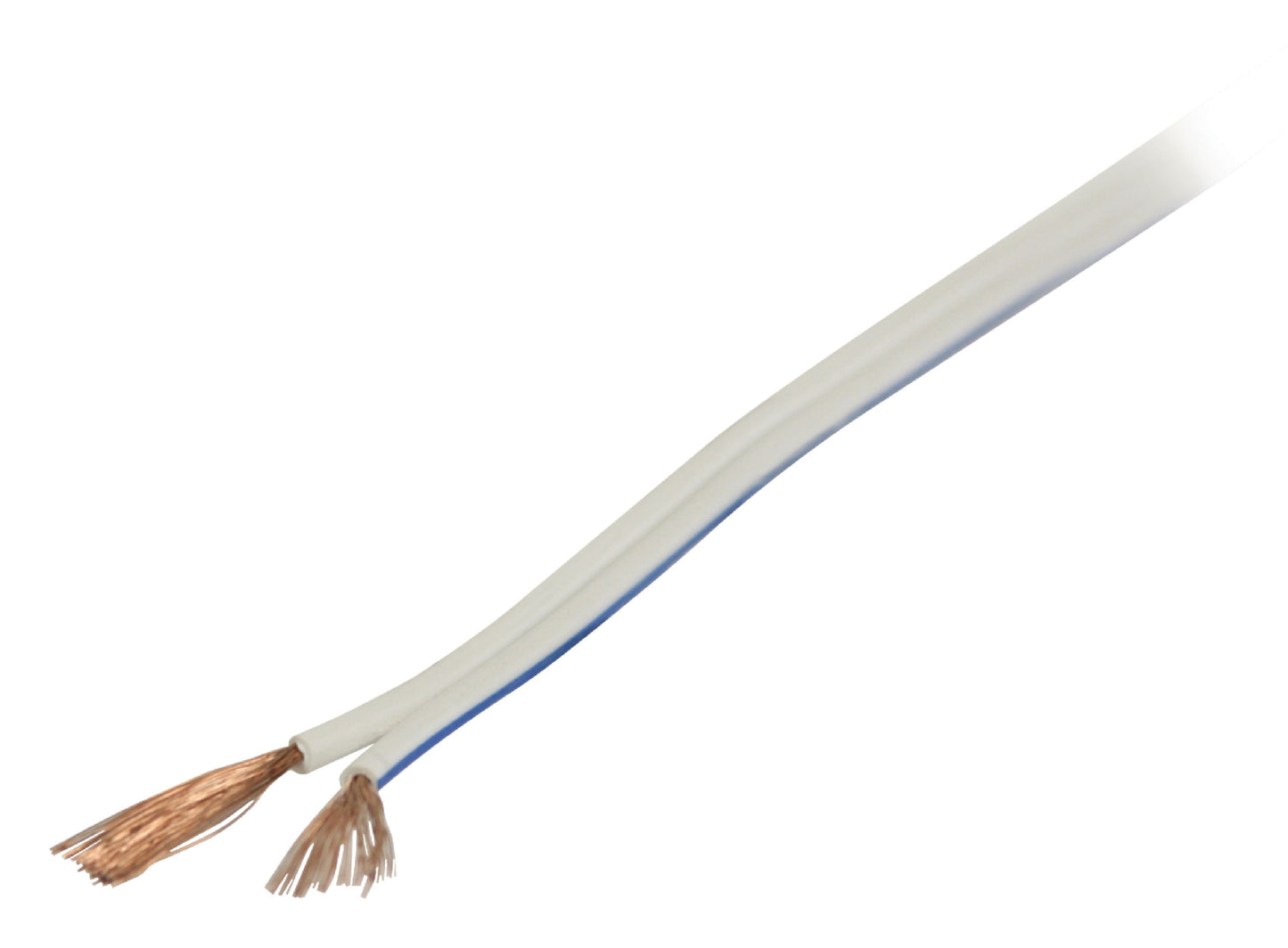 Valueline Lautsprecherkabel auf Rolle 2x 0.75 mm² 100 m Weiss
