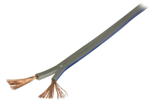 Valueline Lautsprecherkabel auf Rolle 2x 1.50 mm² 100 m Grau
