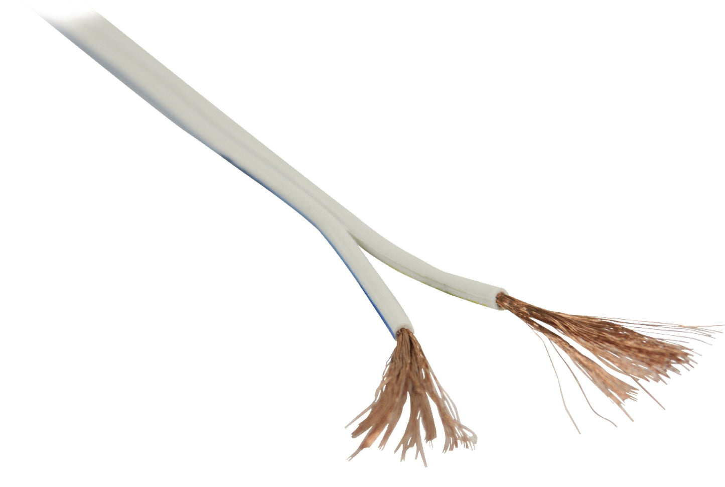 Valueline Lautsprecherkabel auf Rolle 2x 2.50 mm² 100 m Weiss