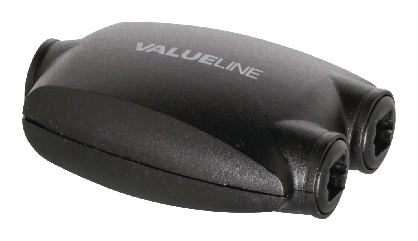 Valueline Digital Audio Splitter Toslink Buchse - 2x Toslink Buchse Schwarz