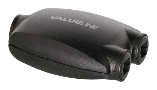 Valueline Digital Audio Splitter Toslink Buchse - 2x Toslink Buchse Schwarz