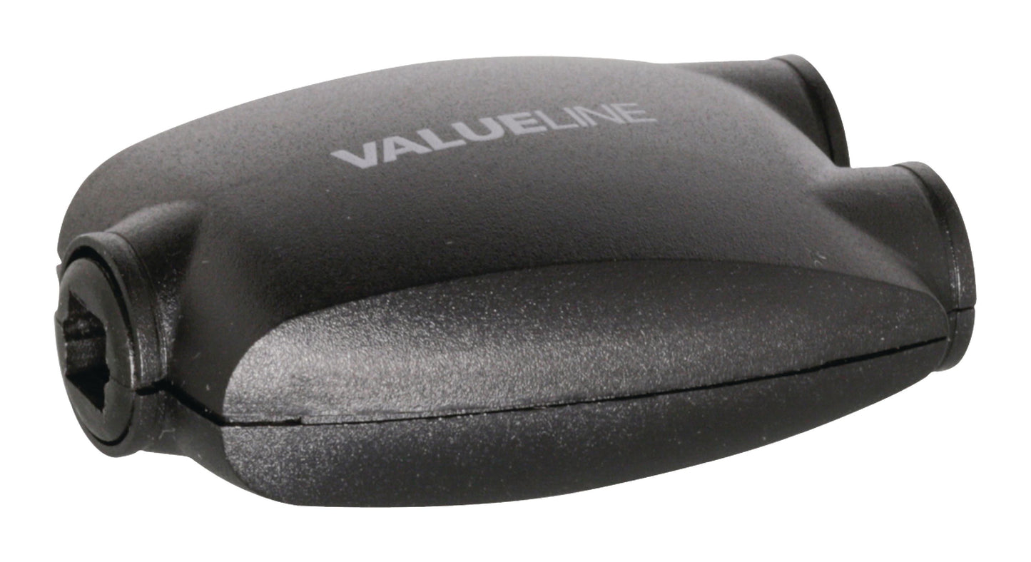 Valueline Digital Audio Splitter Toslink Buchse - 2x Toslink Buchse Schwarz