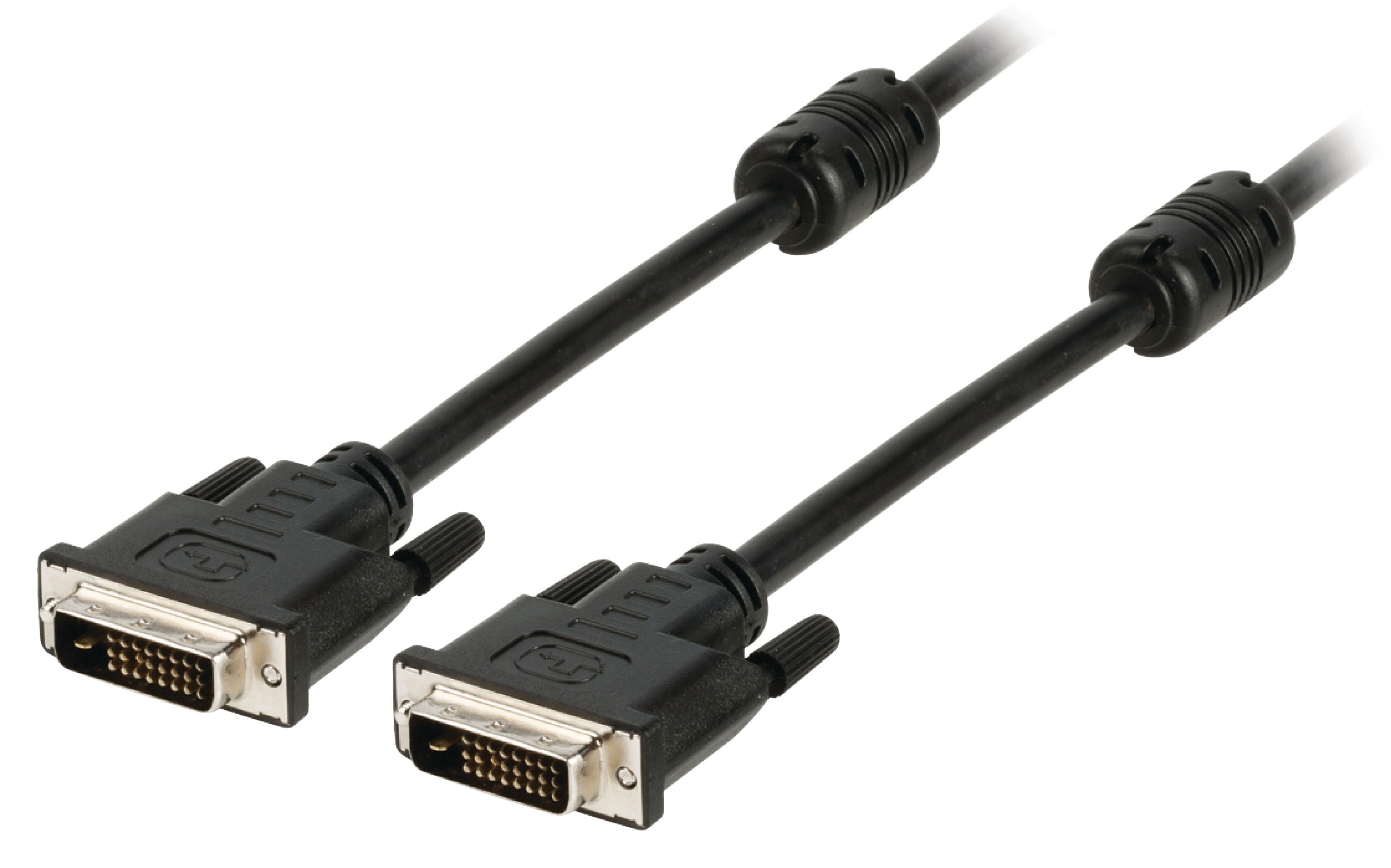 Valueline DVI-Kabel DVI-D 24+1p Stecker - DVI-D 24+1p Stecker 2.00 m Schwarz